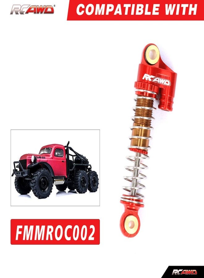RCAWD for FMS FCX24 1/24 & 1/18 Shock Absorber Upgrades, Adjustable Front Rear RC Shocks Damper Parts for # C3002 Red - Image 4